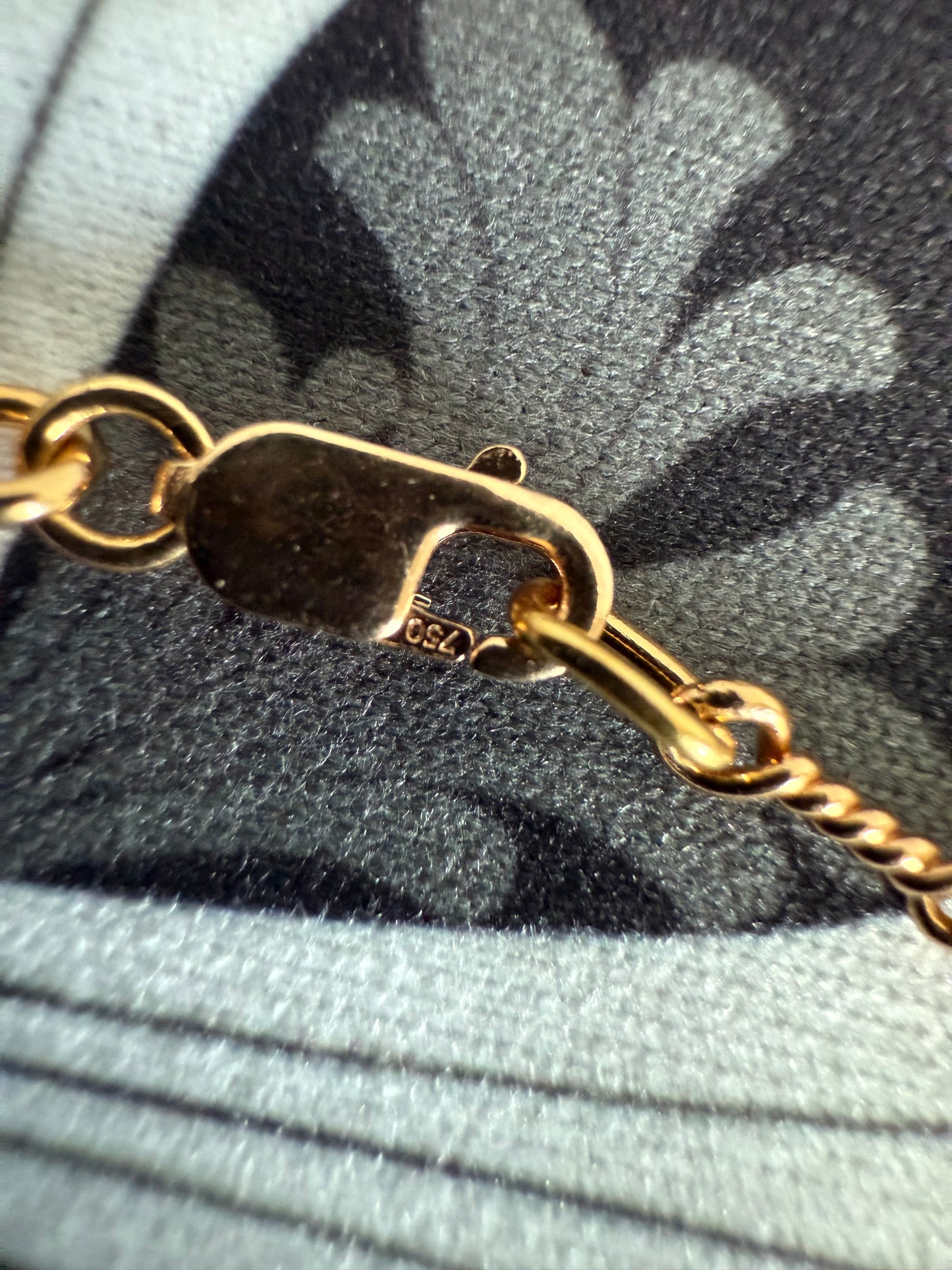 Chrome Hearts 22k Gold Twist Necklace Chain 24” Inch