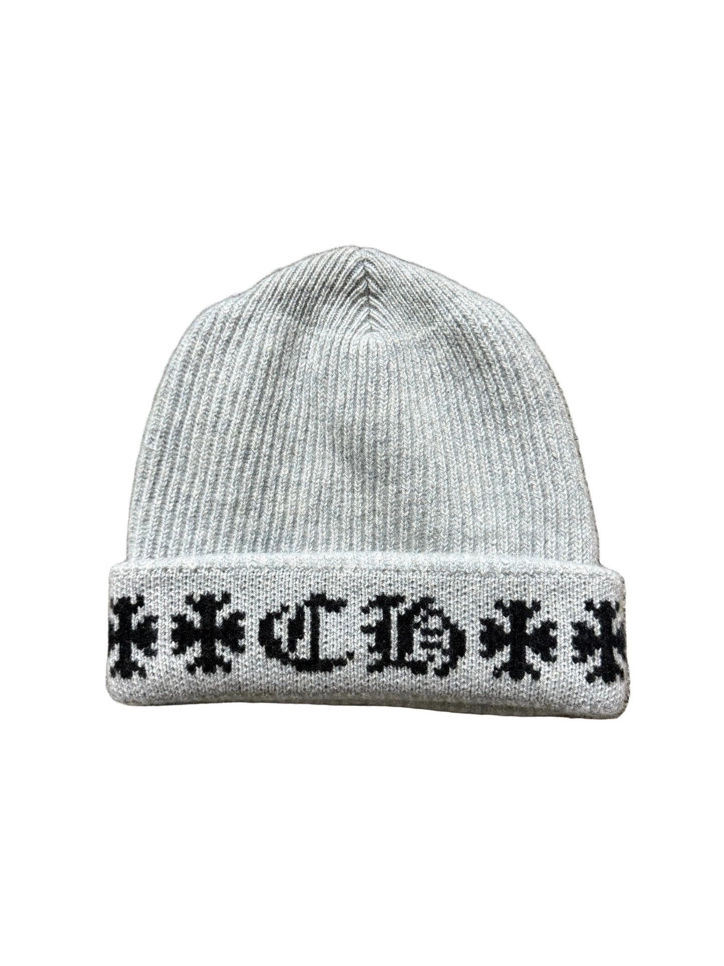 Chrome Hearts Big Daddy Cashmere Beanie Grey
