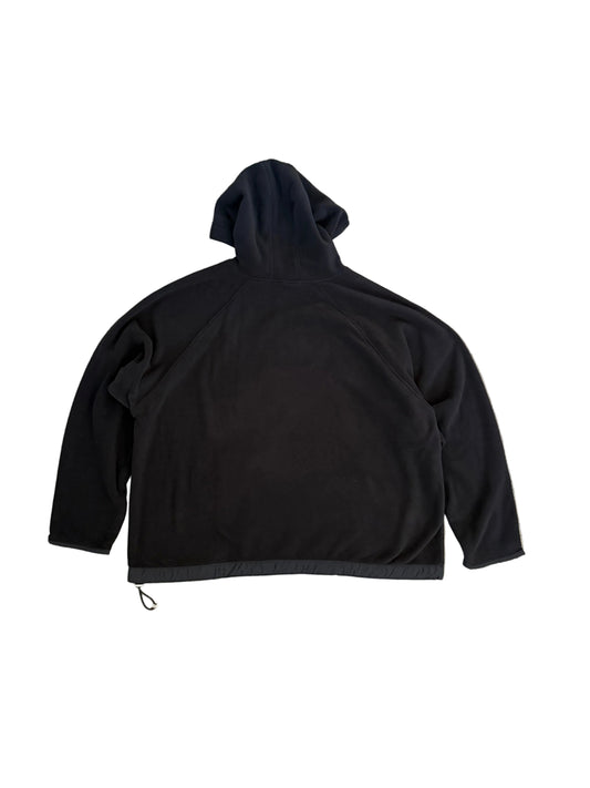 Chrome Hearts Plus Cross Patch Polar Fleece Hoodie Black