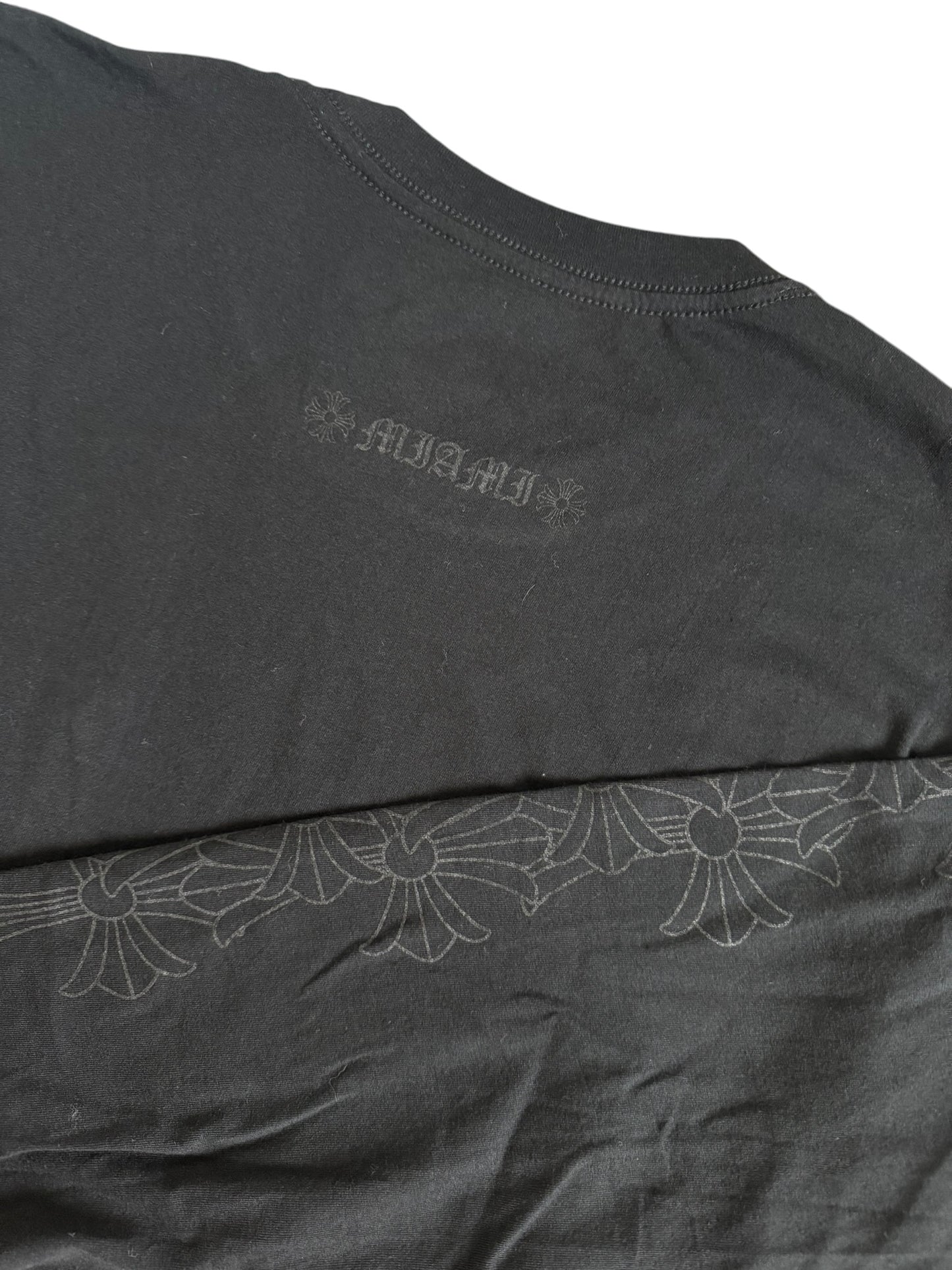Chrome Hearts Miami Crosses Long Sleeve T-Shirt