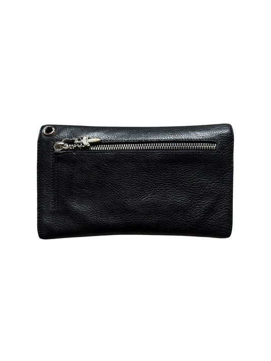 Chrome Hearts Wave Long Leather Wallet
