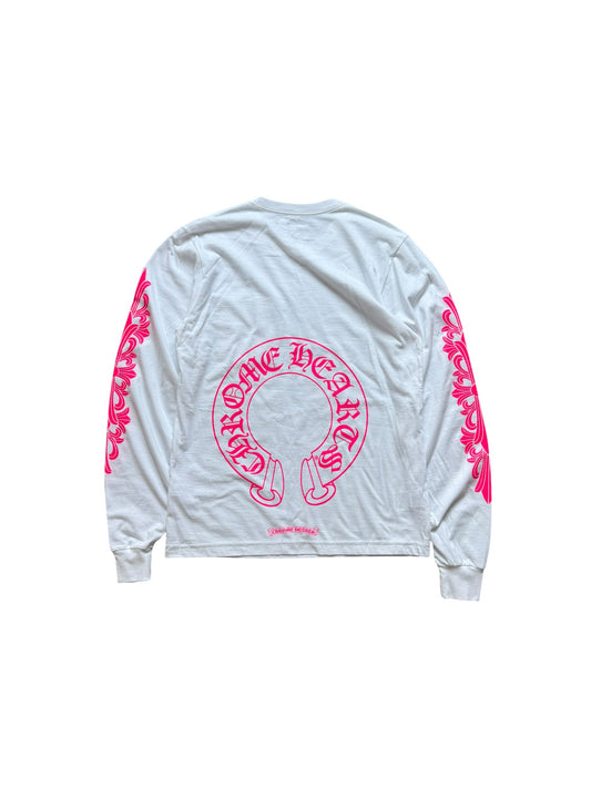 Chrome Hearts Horseshoe Floral Long Sleeve