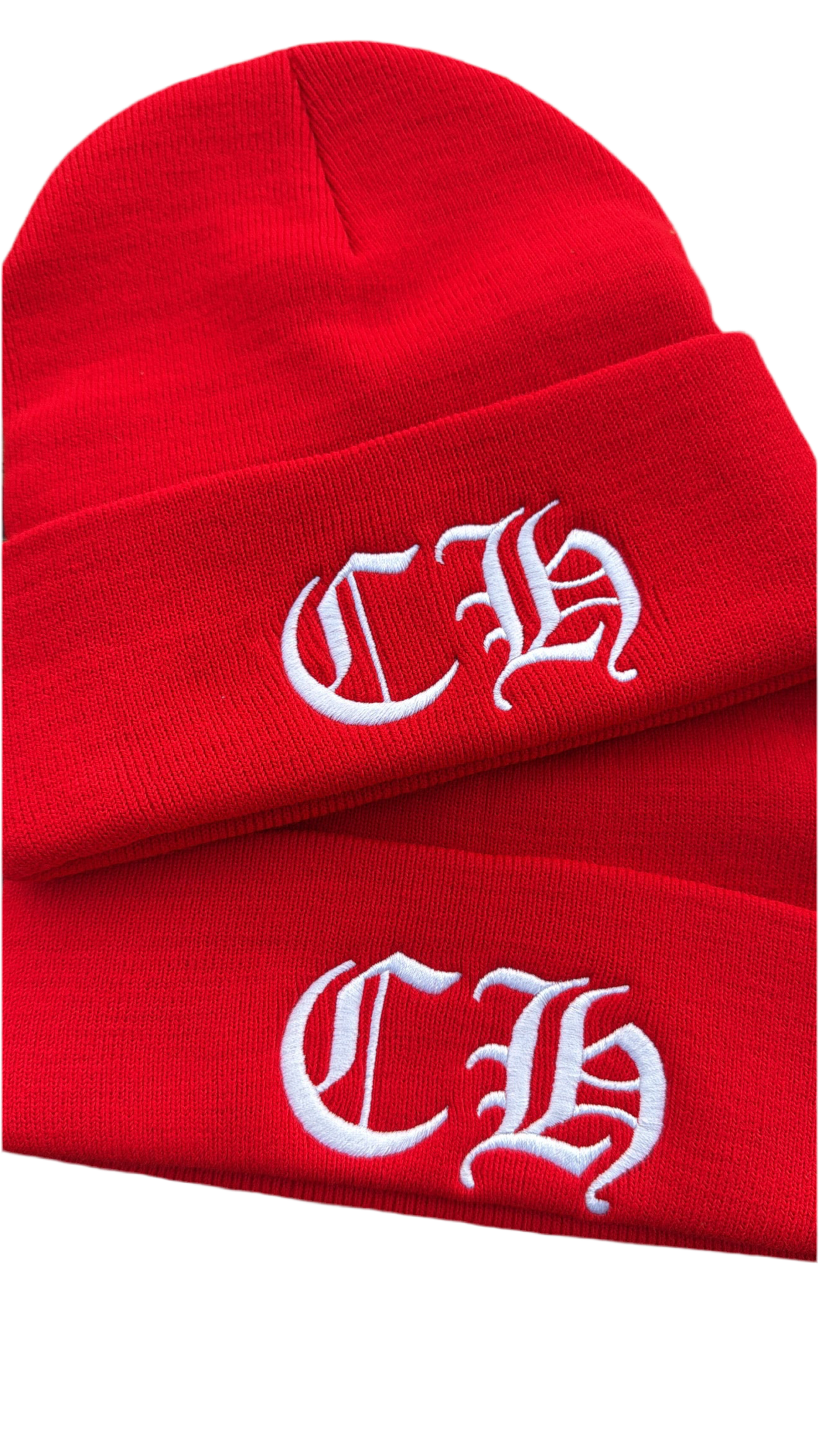 Chrome Hearts CH Logo Beanie Red