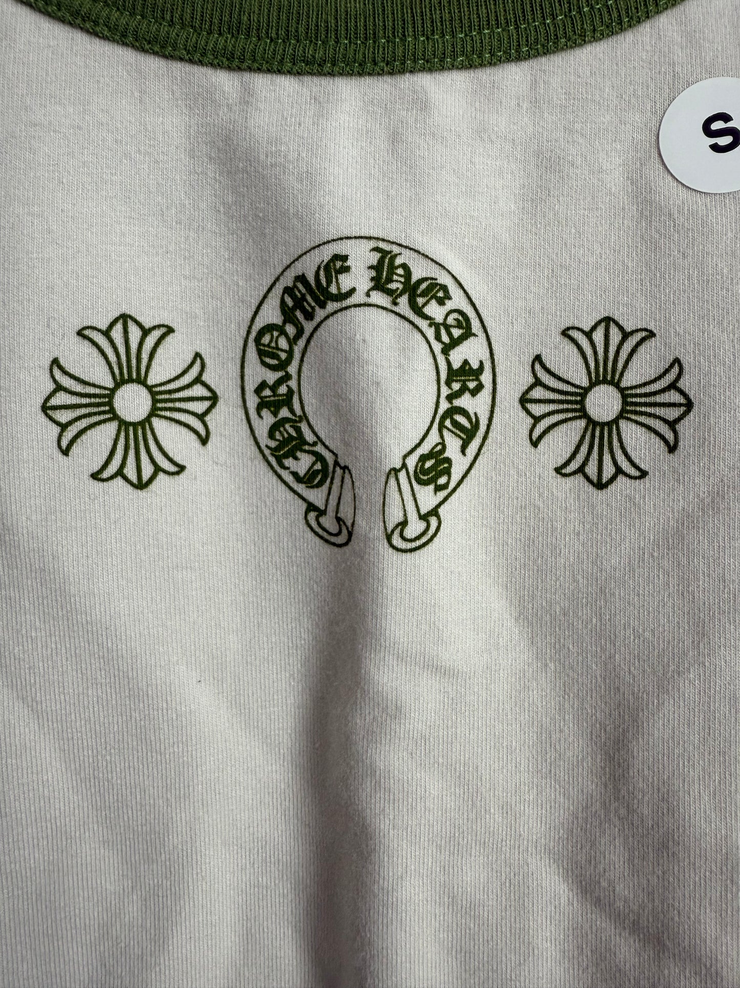 Chrome Hearts Roller Skates Horseshoe Tank Top Beige