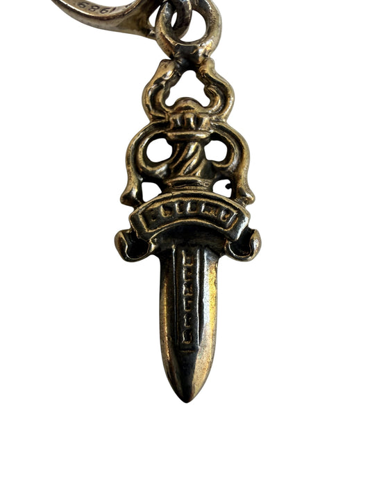 Chrome Hearts Dagger Hoop Silver Earring