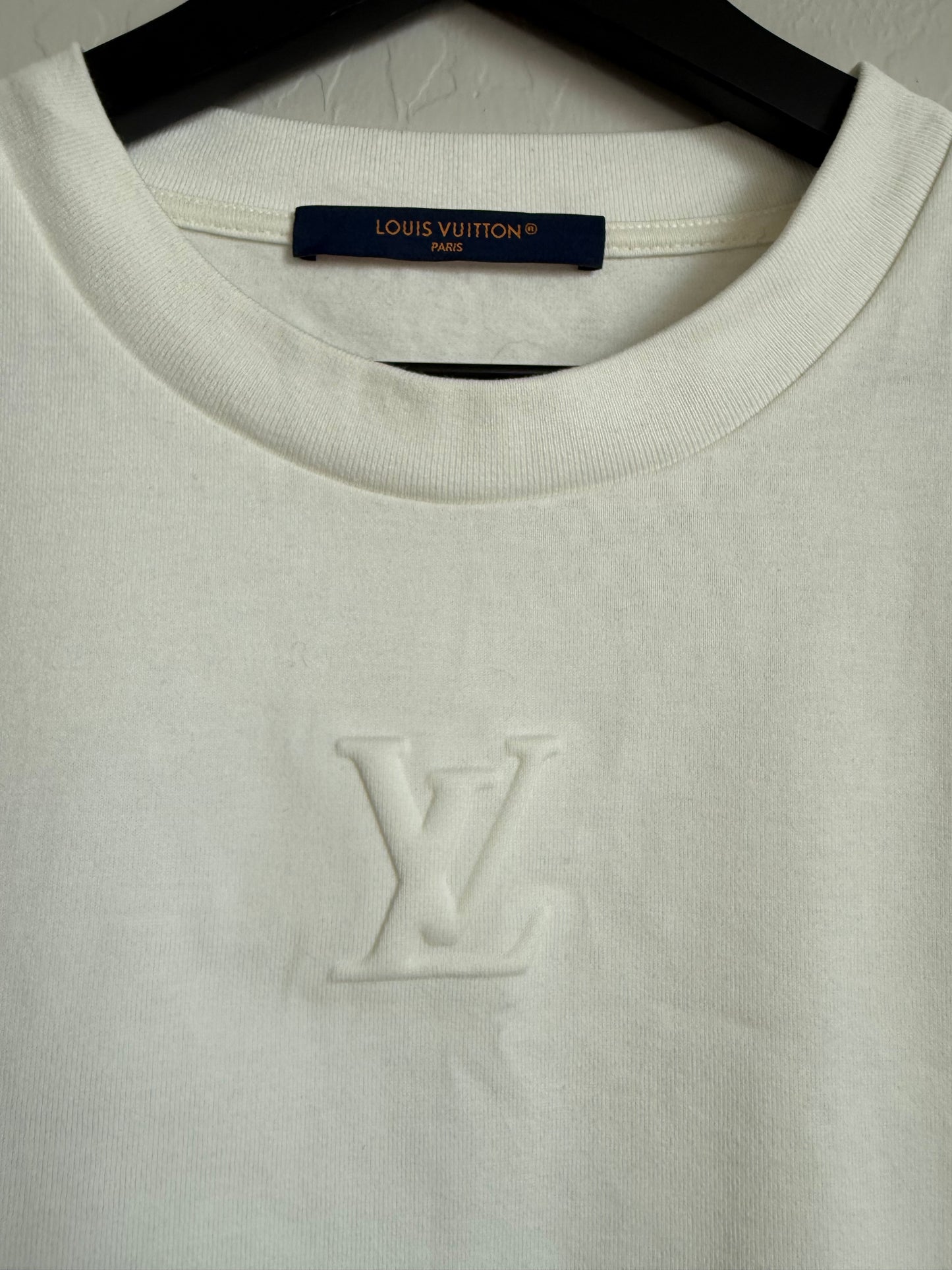 Louis Vuitton Embossed LV SS T-Shirt White