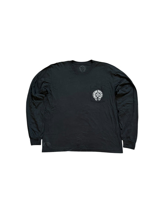Chrome Hearts Malibu Horseshoe Floral LS T-Shirt