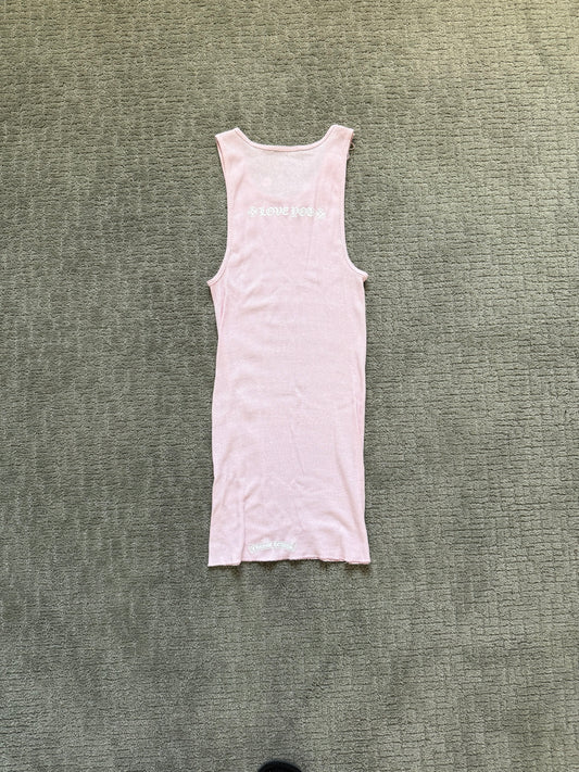 Chrome Hearts Love You Tank Top Pink