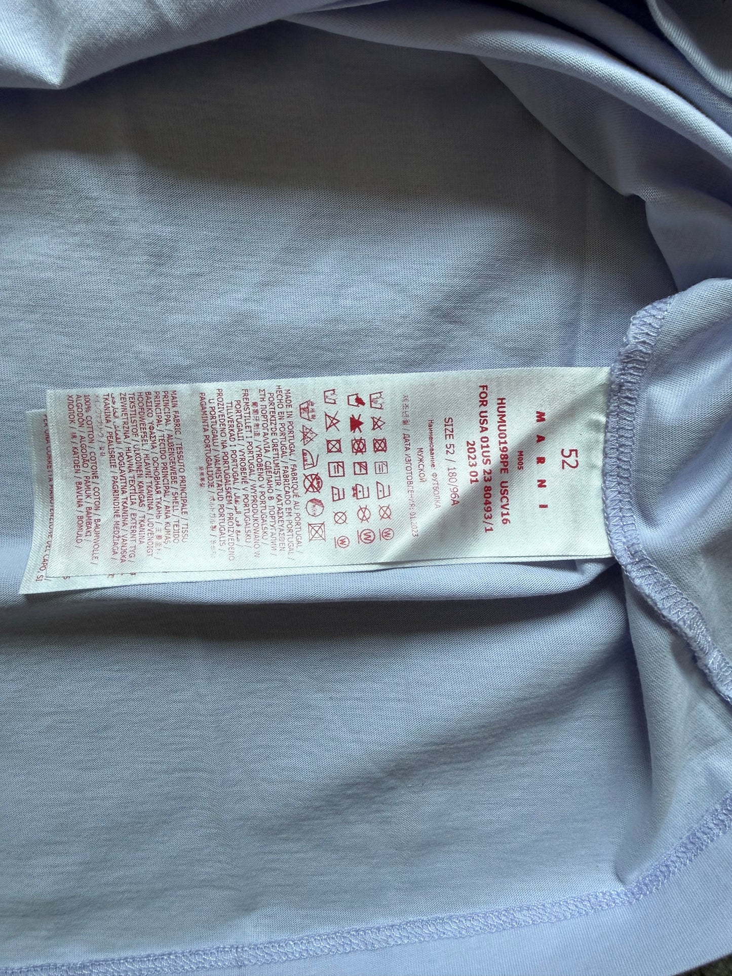 Marni 3D Logo Printed Short Sleeve Tee