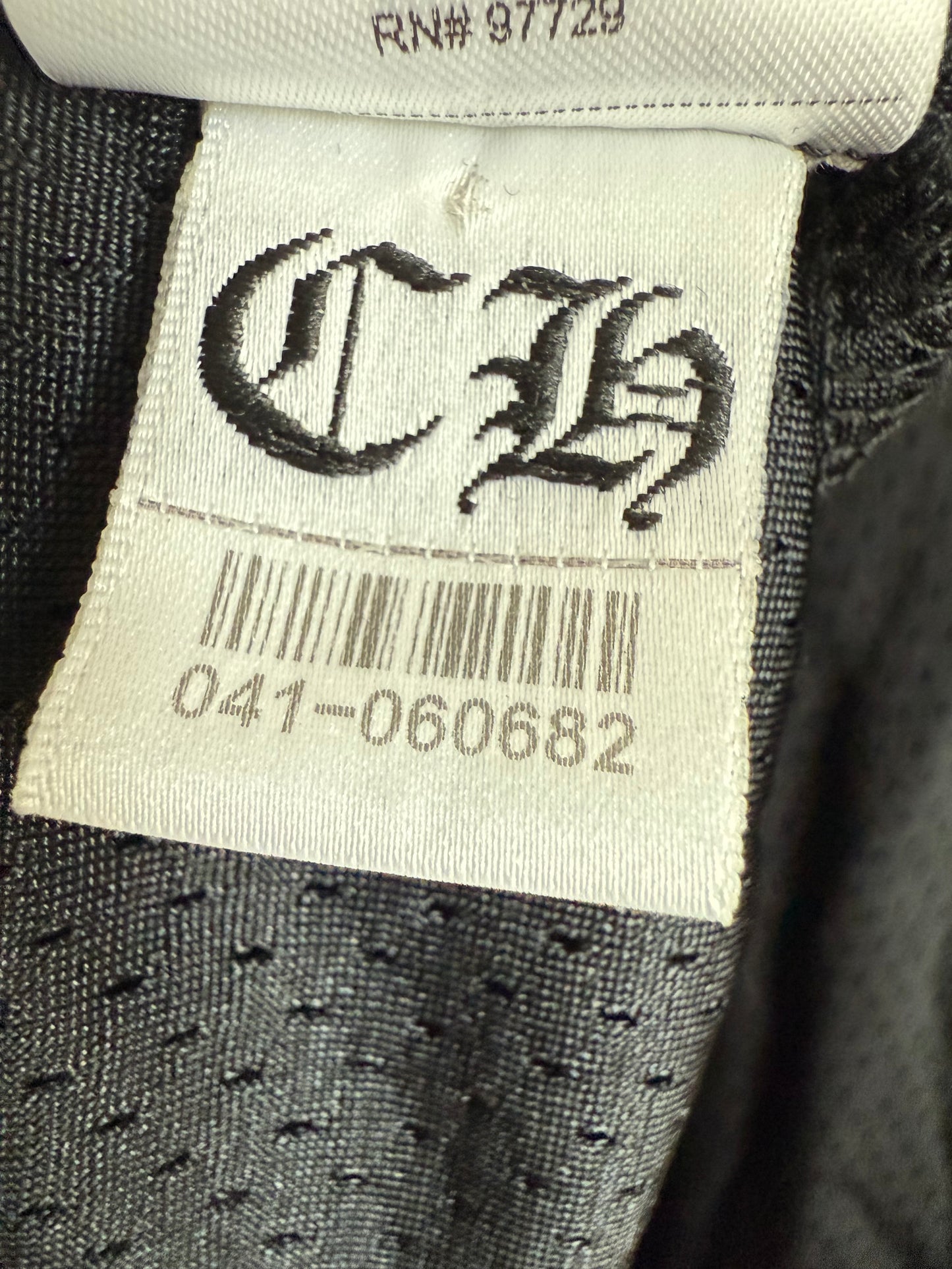 Chrome Hearts Stadium Mesh Jersey Floral LS Black Silver