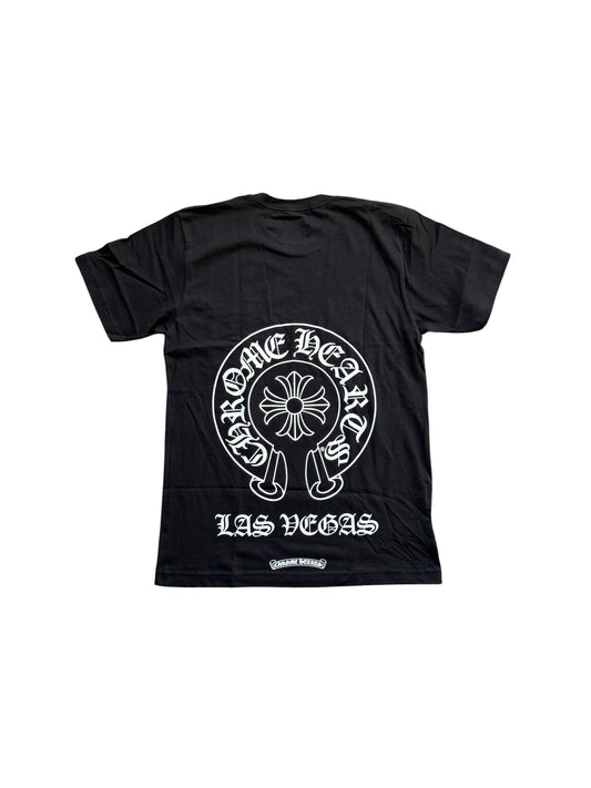 Chrome Hearts Las Vegas Horseshoe Short Sleeve T-Shirt