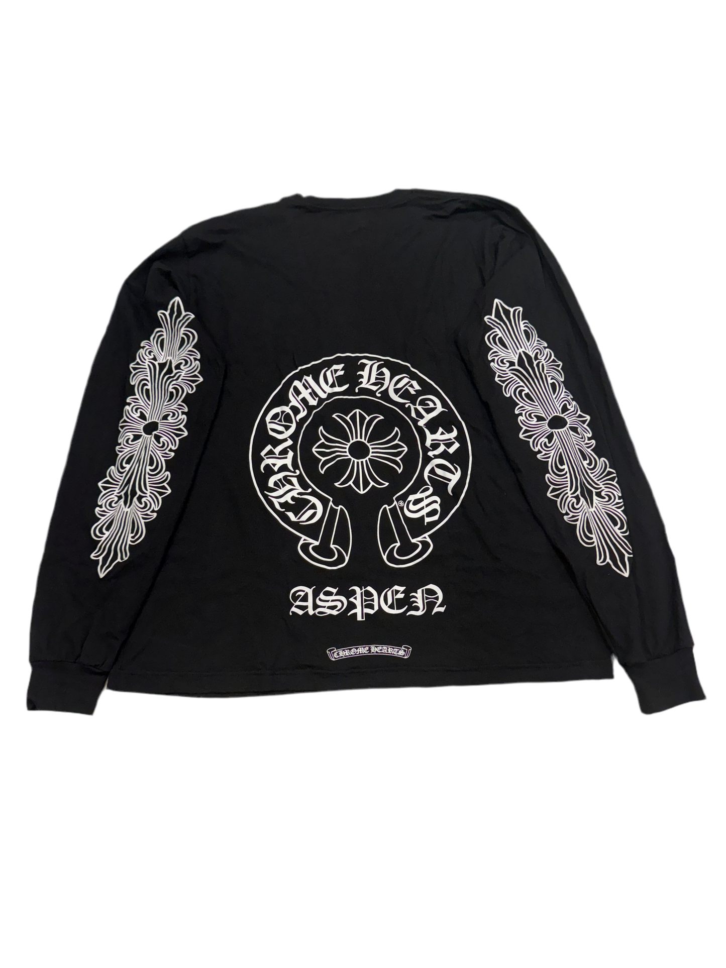 Chrome Hearts Aspen Horseshoe LS T-Shirt Black