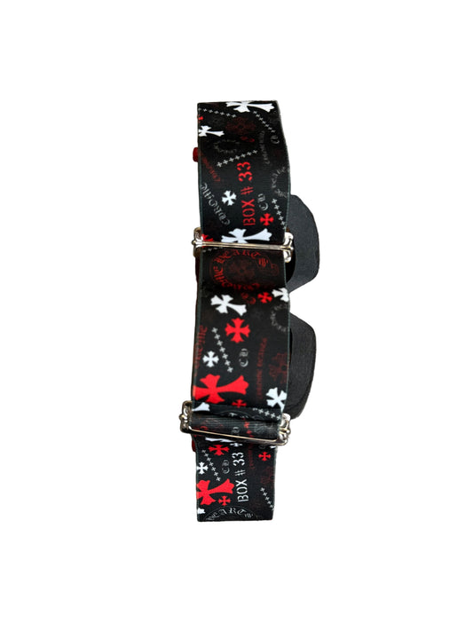 Chrome Hearts Ski Goggles Red Black