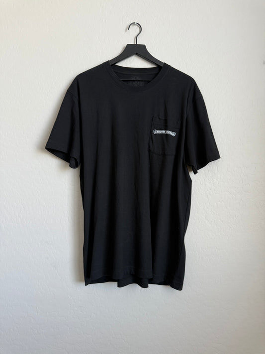 Chrome Hearts USA Spellout Logo SS T-Shirt Black