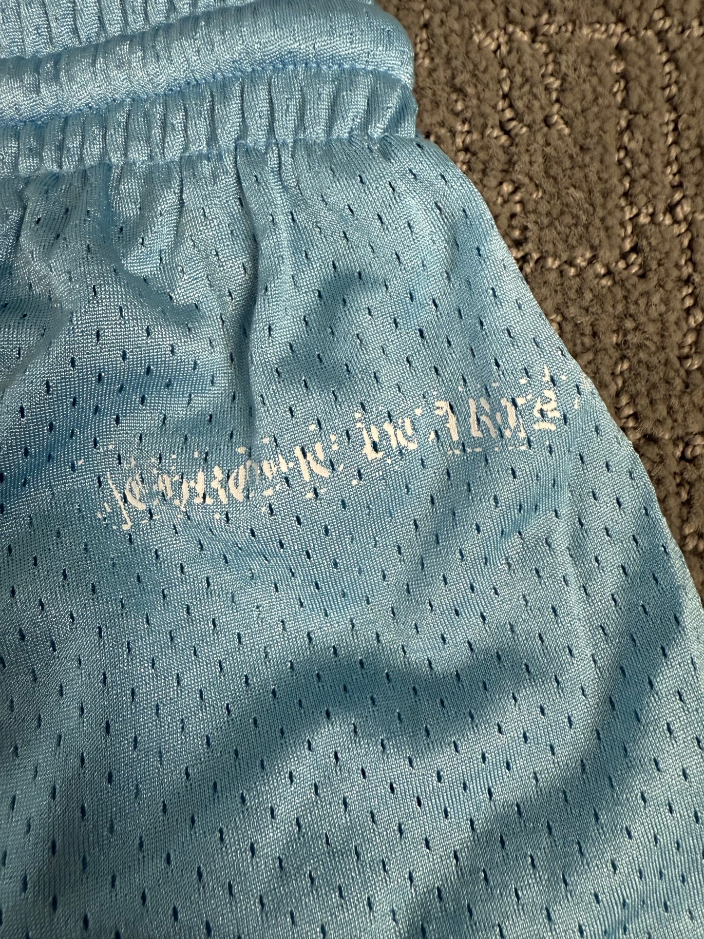 Chrome Hearts Stadium Jersey Mesh Shorts Blue