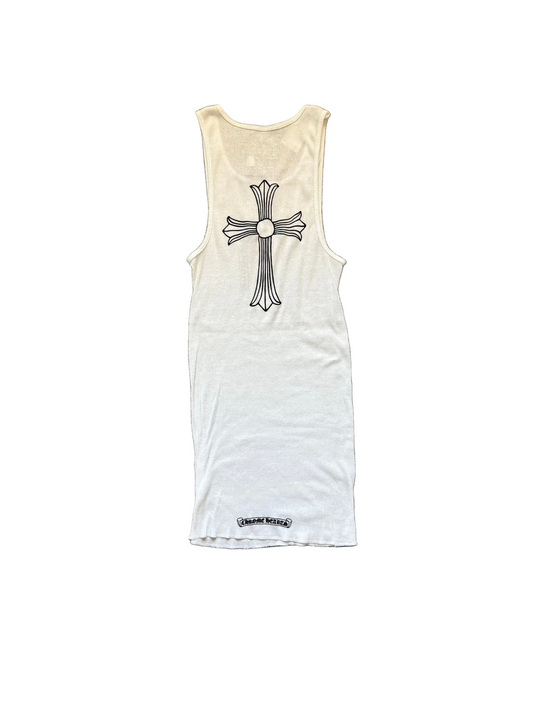 Chrome Hearts T-Bar Tank Top White