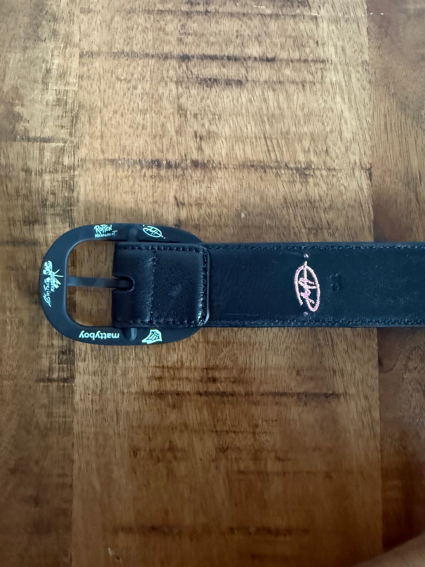 Matty Boy Chomper Stitched 99 Eyez Leather Belt