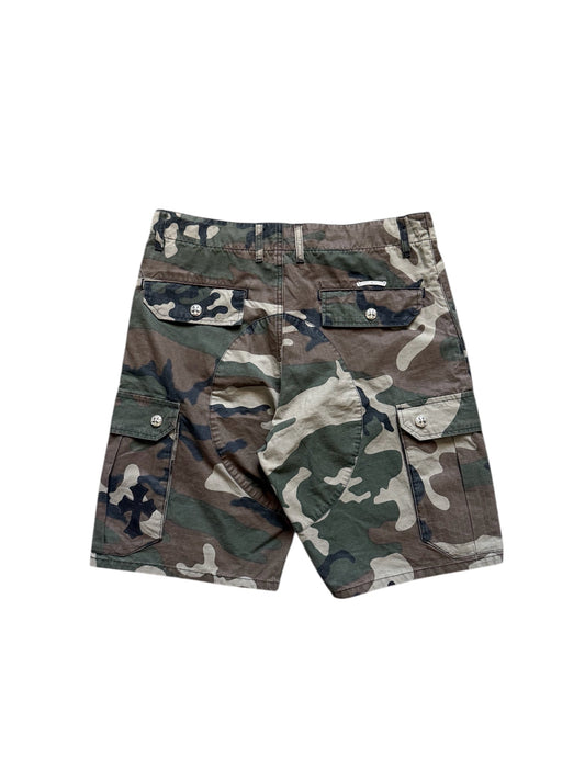 Chrome Hearts Devil Dog Camo Cargo Shorts