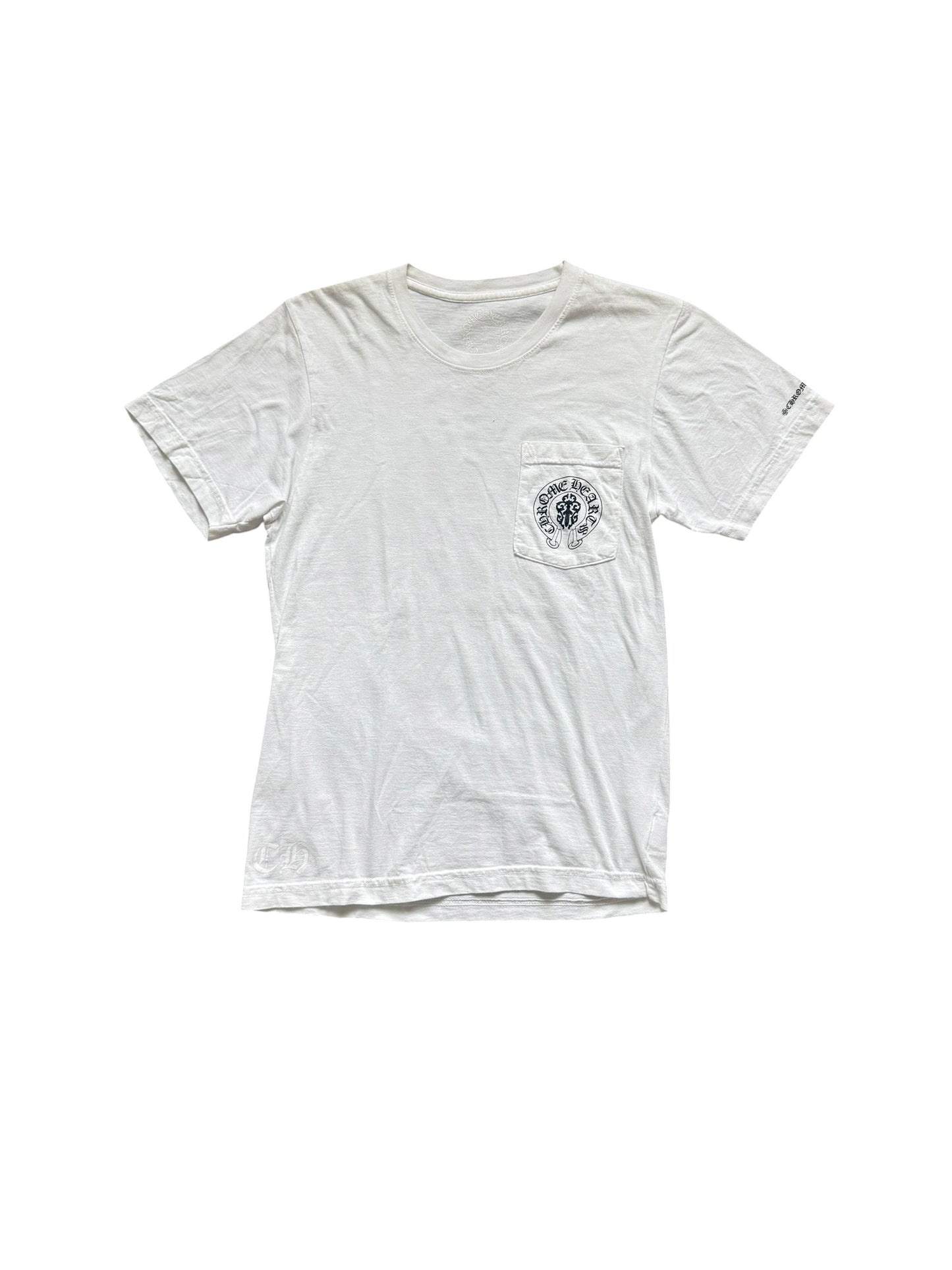 Chrome Hearts USA Flag Cemetery SS T-Shirt White