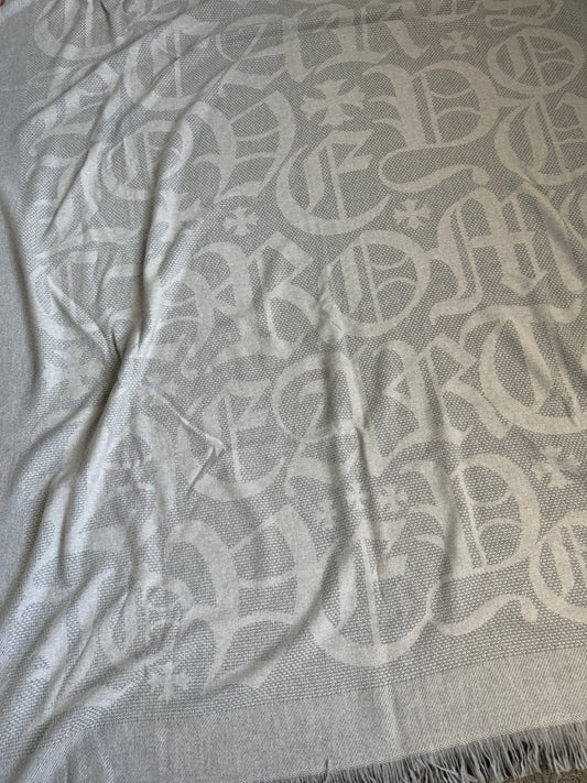 Chrome Hearts Love You Cashmere Blanket Grey