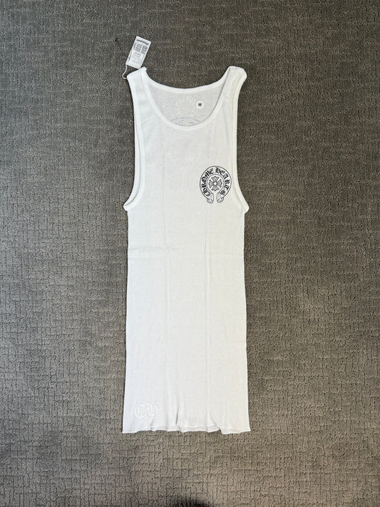 Chrome Hearts Horseshoe Tank Top White