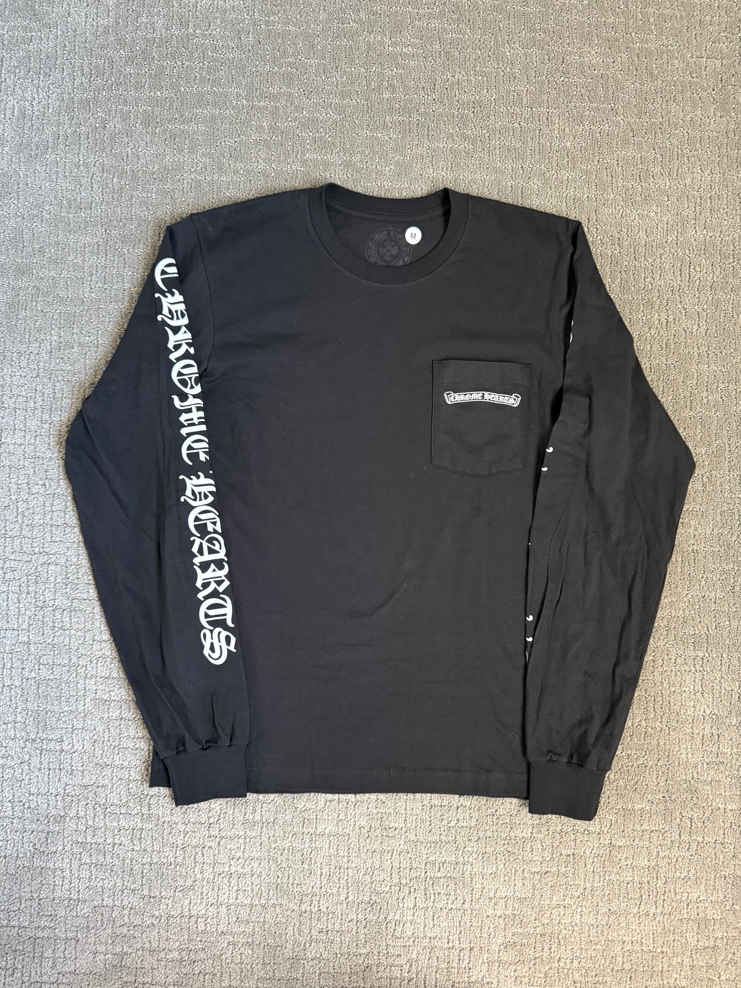Chrome Hearts Scroll LS T-Shirt Black