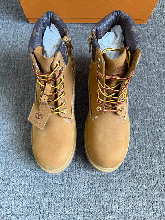 Louis Vuitton Timberland Monogram Wheat Boots