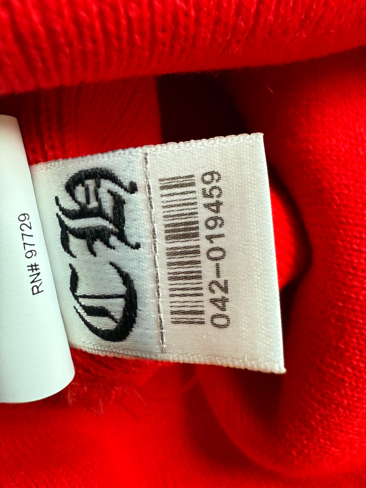 Chrome Hearts Logo Embroidery Beanie Red/White