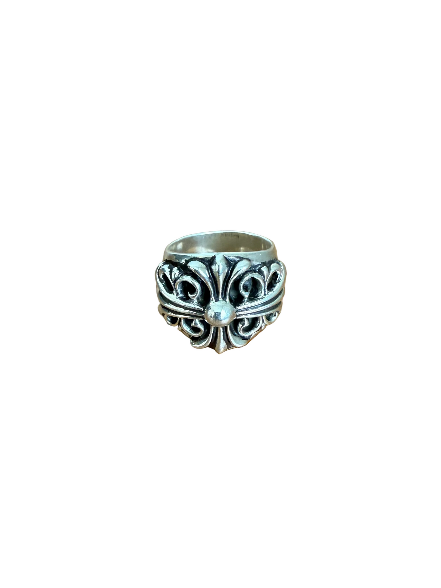 Chrome Hearts Floral Keeper Silver Ring
