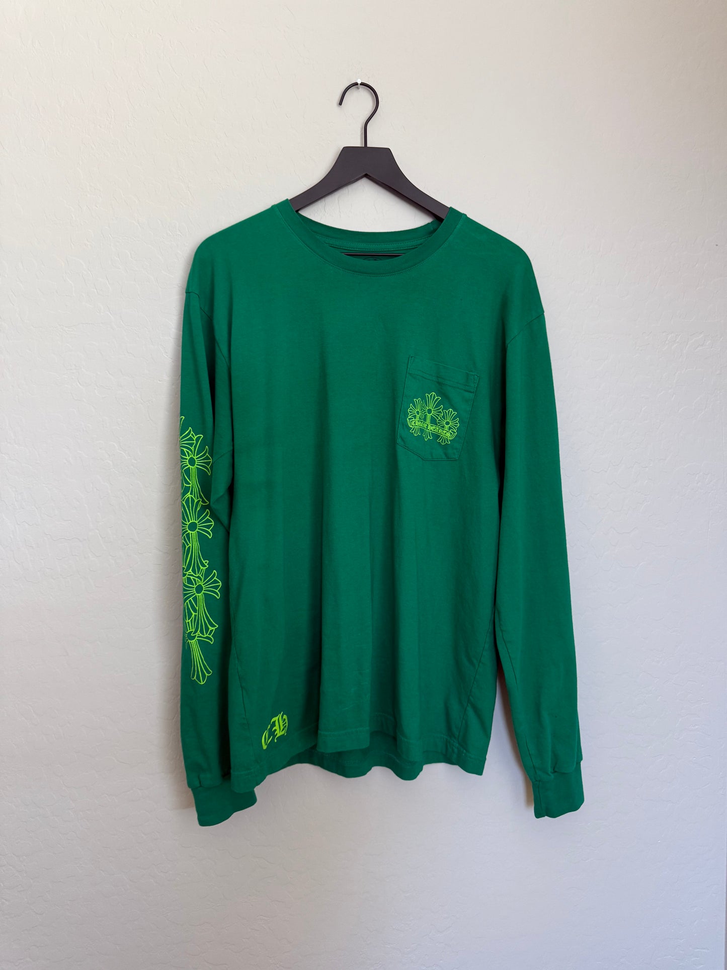 Chrome Hearts Cemetery LS T-Shirt Green