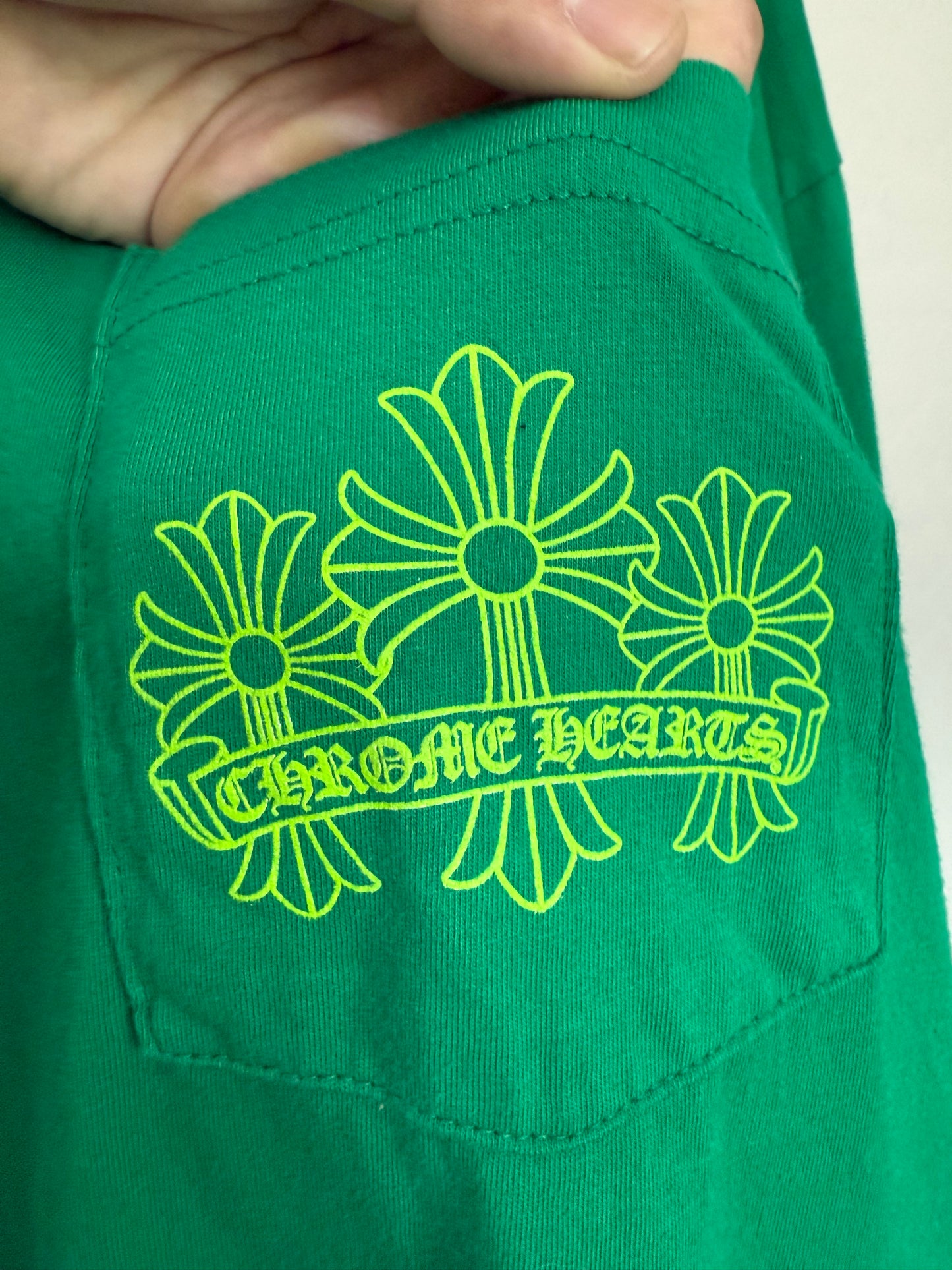 Chrome Hearts Cemetery LS T-Shirt Green