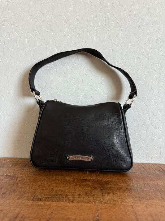 Chrome Hearts Leather Chicken Nugget Dagger Bag Black