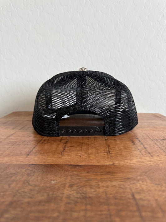 Chrome Hearts Hollywood Patch Trucker Hat White