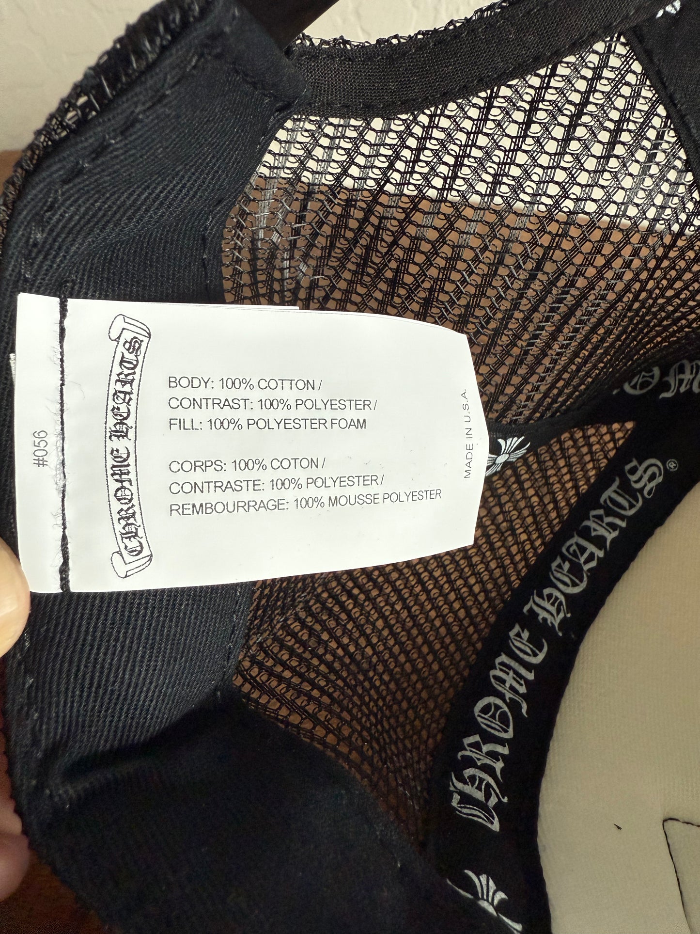 Chrome Hearts Fuck Patch Trucker Hat White