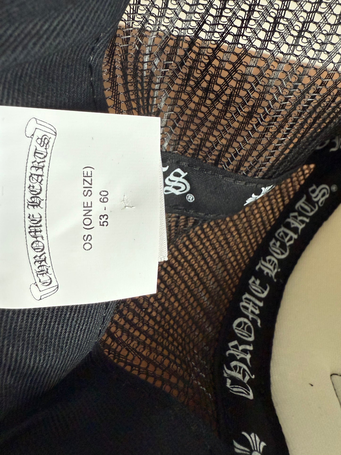 Chrome Hearts Fuck Patch Trucker Hat White