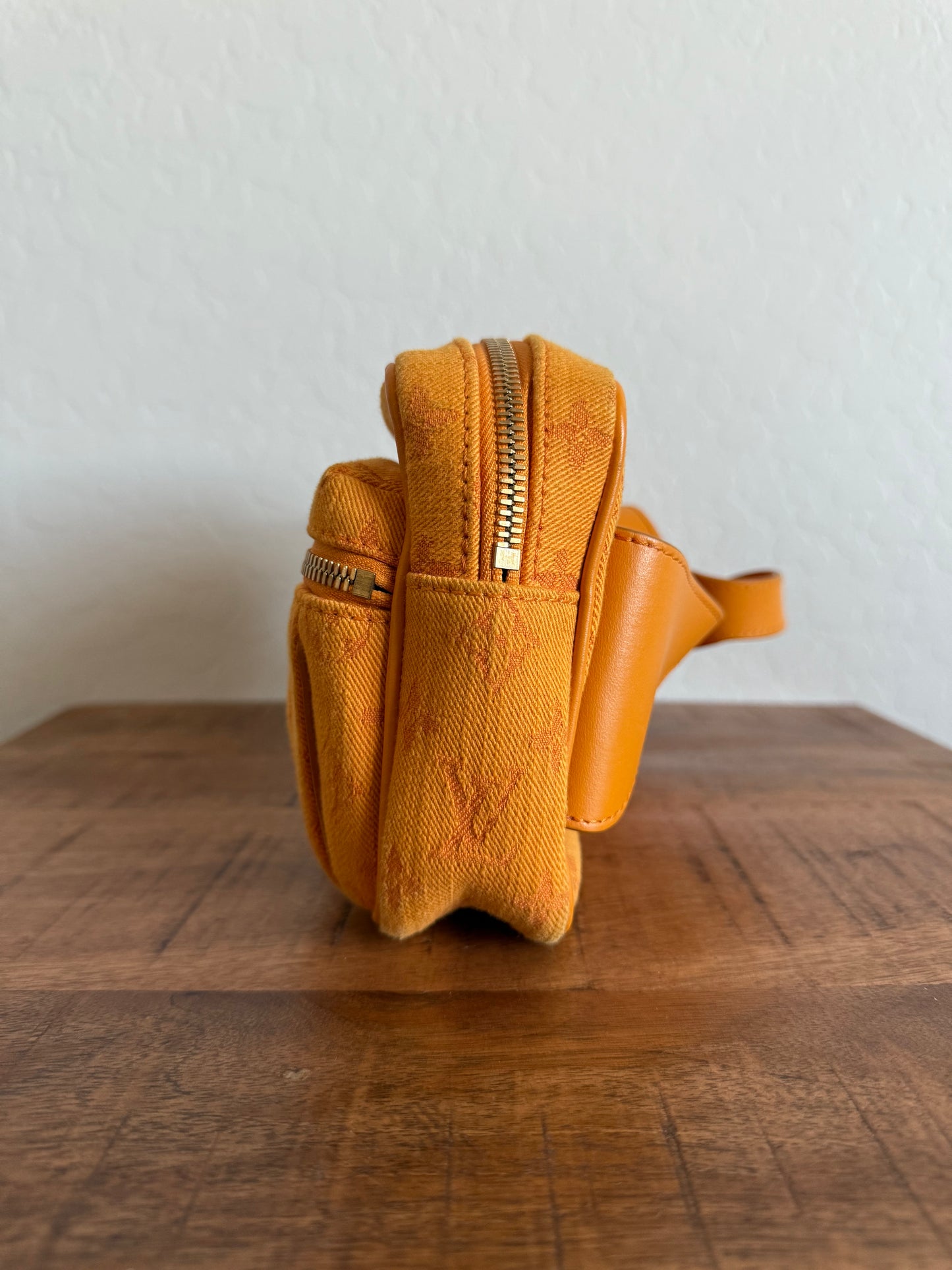 Louis Vuitton Denim Outdoor Bumbag Yellow
