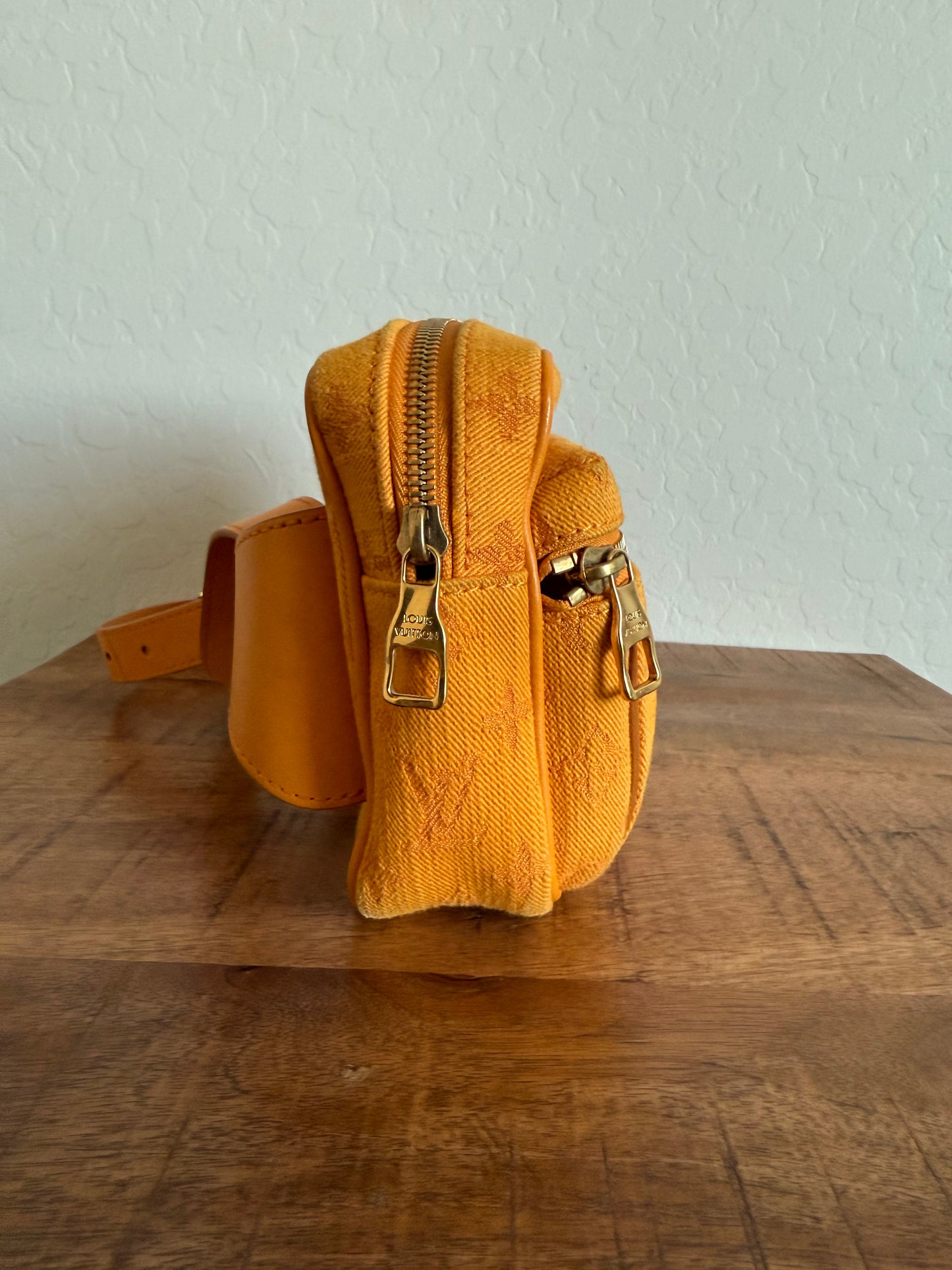 Louis Vuitton Denim Outdoor Bumbag Yellow