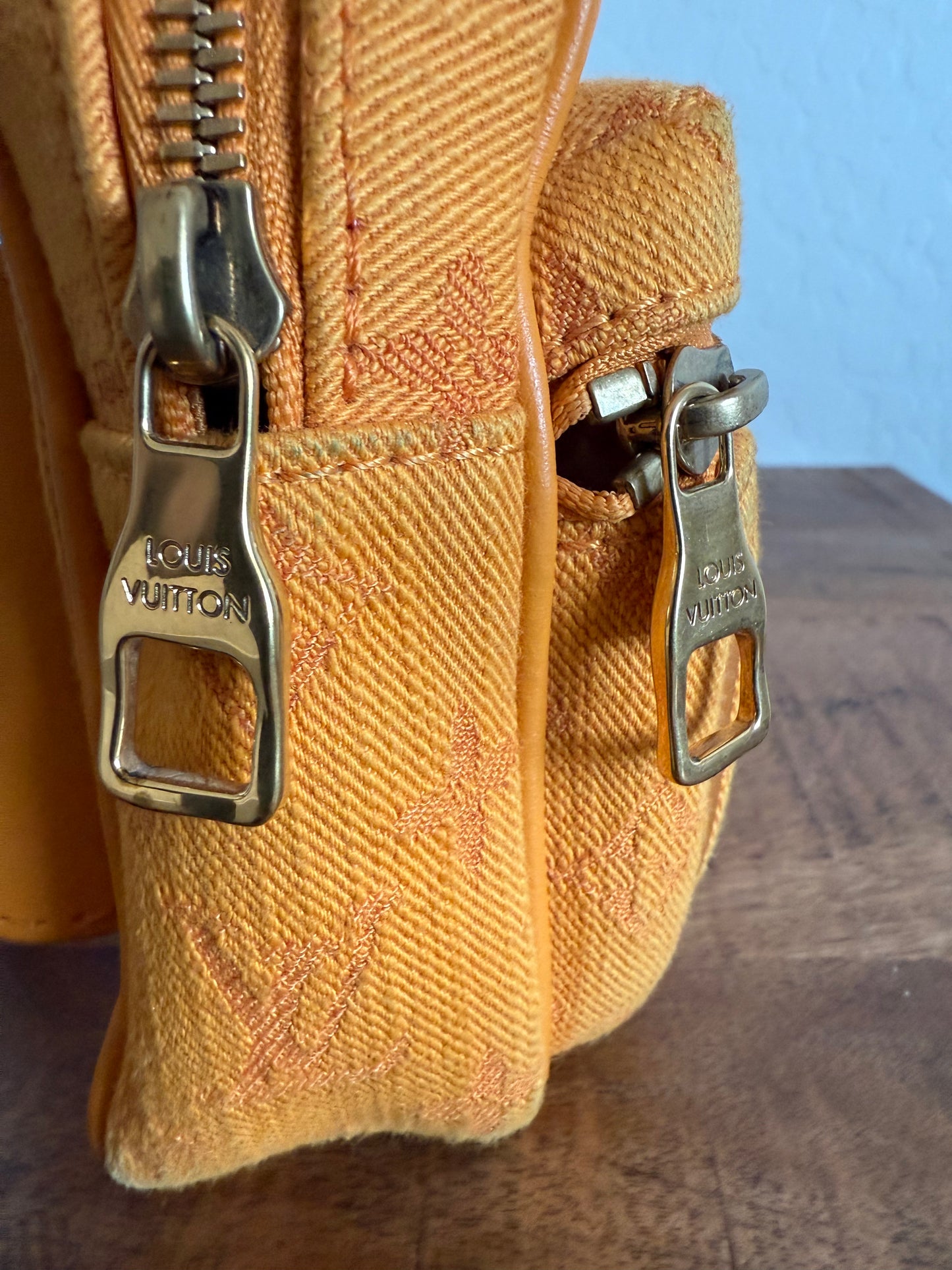 Louis Vuitton Denim Outdoor Bumbag Yellow