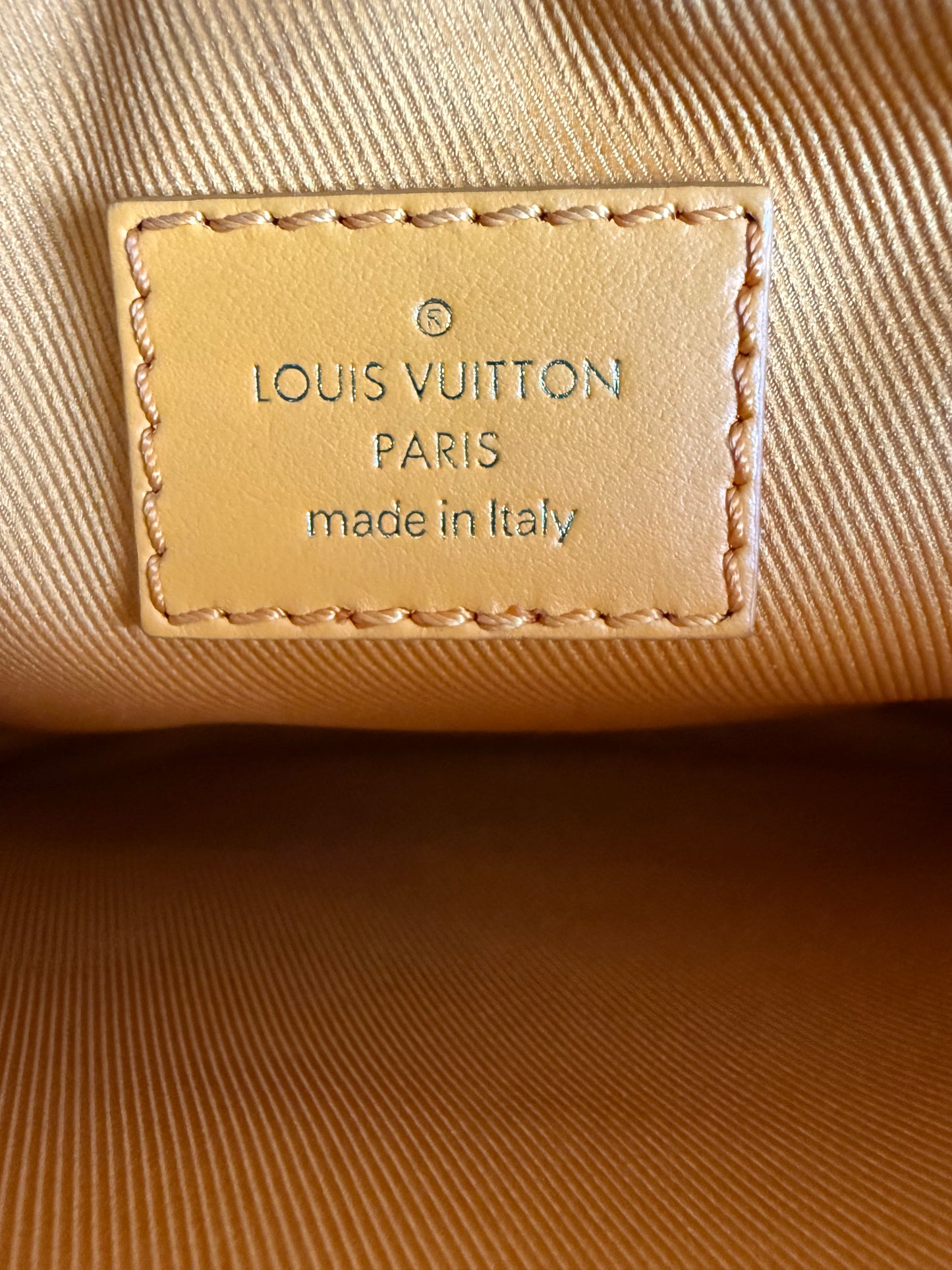Louis Vuitton Denim Outdoor Bumbag Yellow