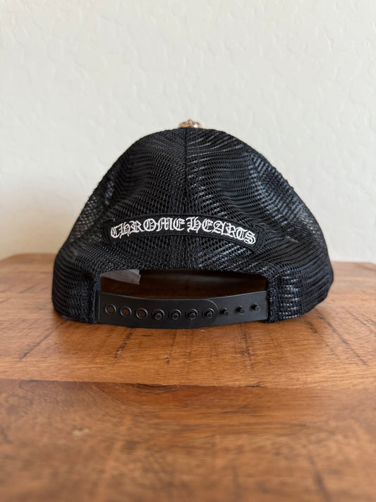 Chrome Hearts King Taco Patch Cross Snapback Hat Camo