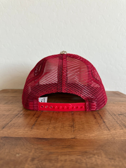 Chrome Hearts 4th of July Hollywood Patch Trucker Hat White