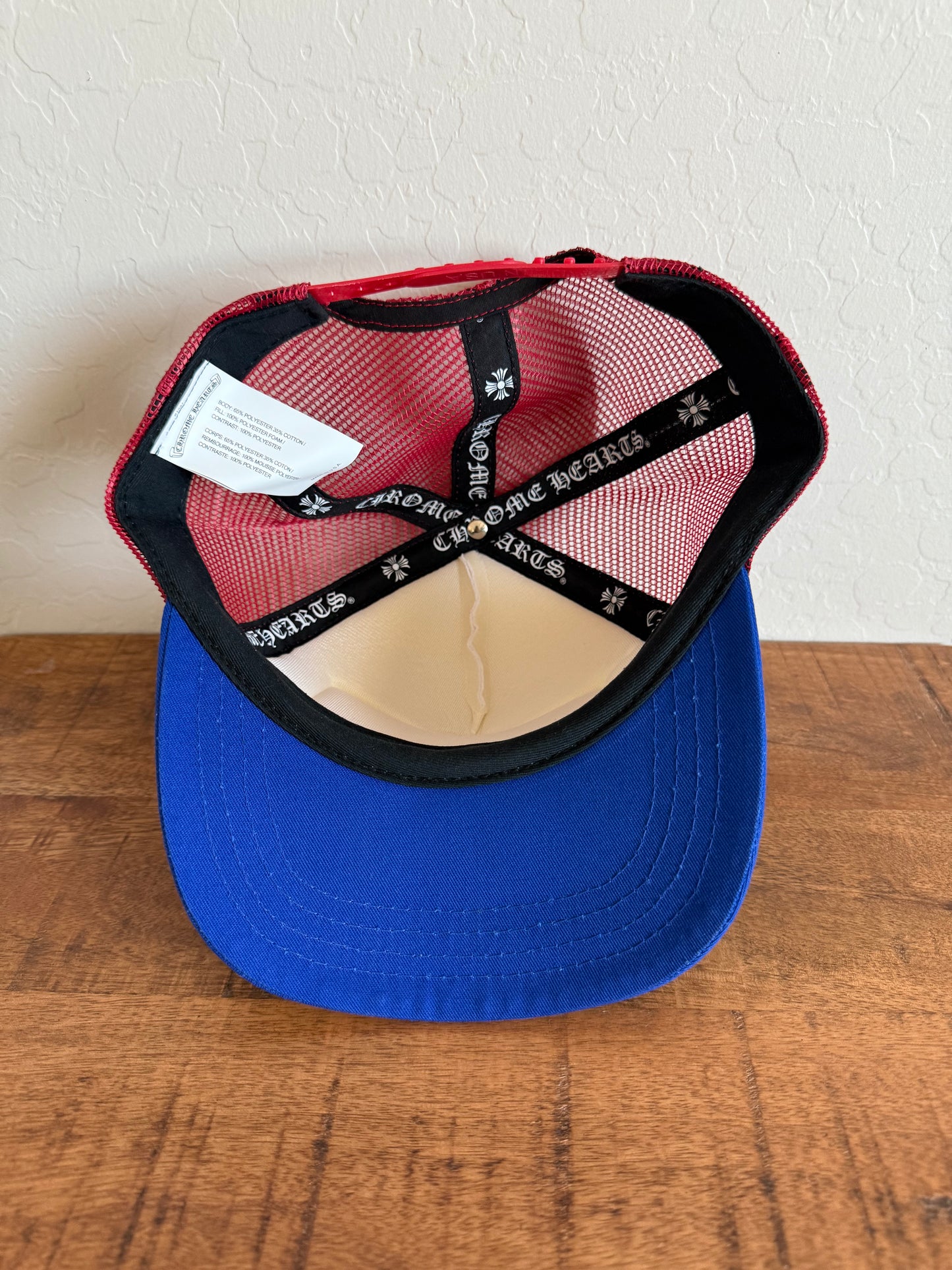 Chrome Hearts 4th of July Hollywood Patch Trucker Hat White