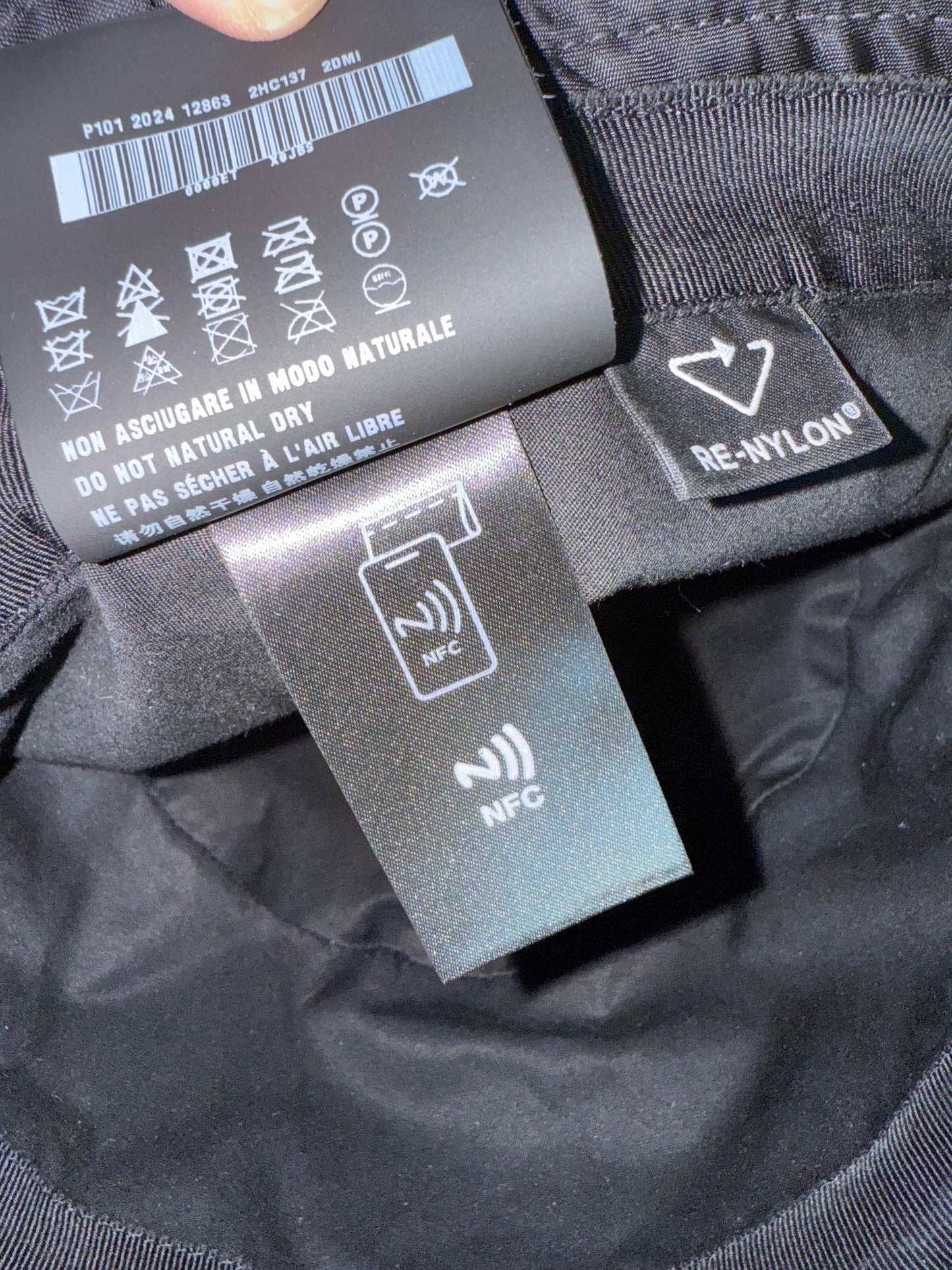 Prada Nylon Bucket Hat Black