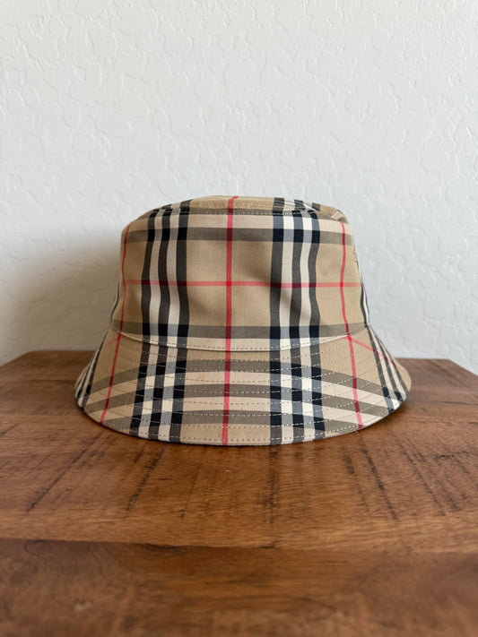 Burberry Archive Beige Check Bucket Hat