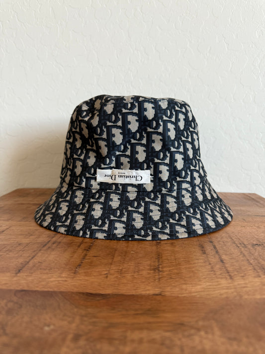 Dior Oblique Reversible Bucket Hat Navy