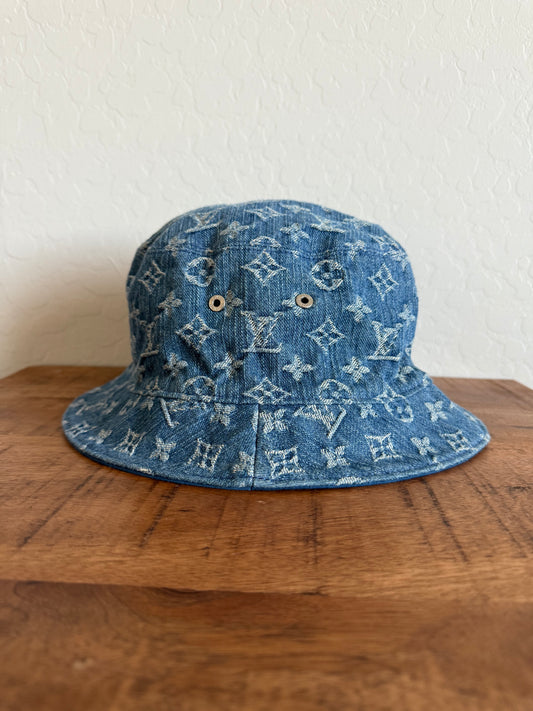Louis Vuitton Denim Reversible Bucket Hat