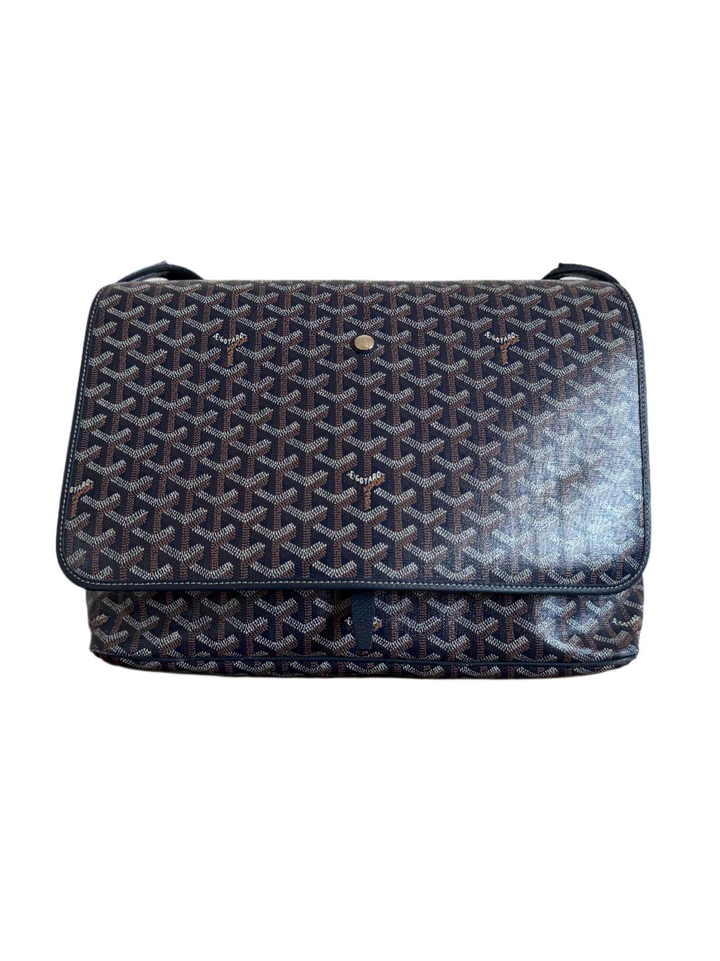 Goyard Capetien MM Messenger Bag Navy