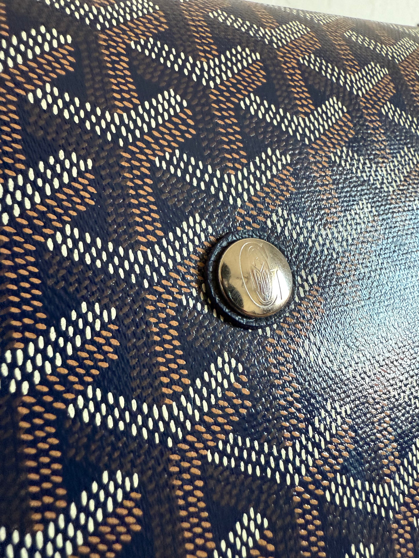 Goyard Capetien MM Messenger Bag Navy