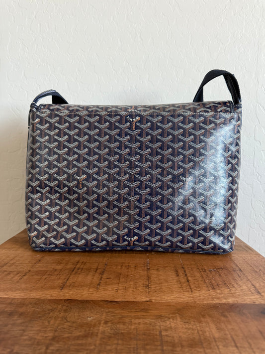 Goyard Capetien MM Messenger Bag Navy