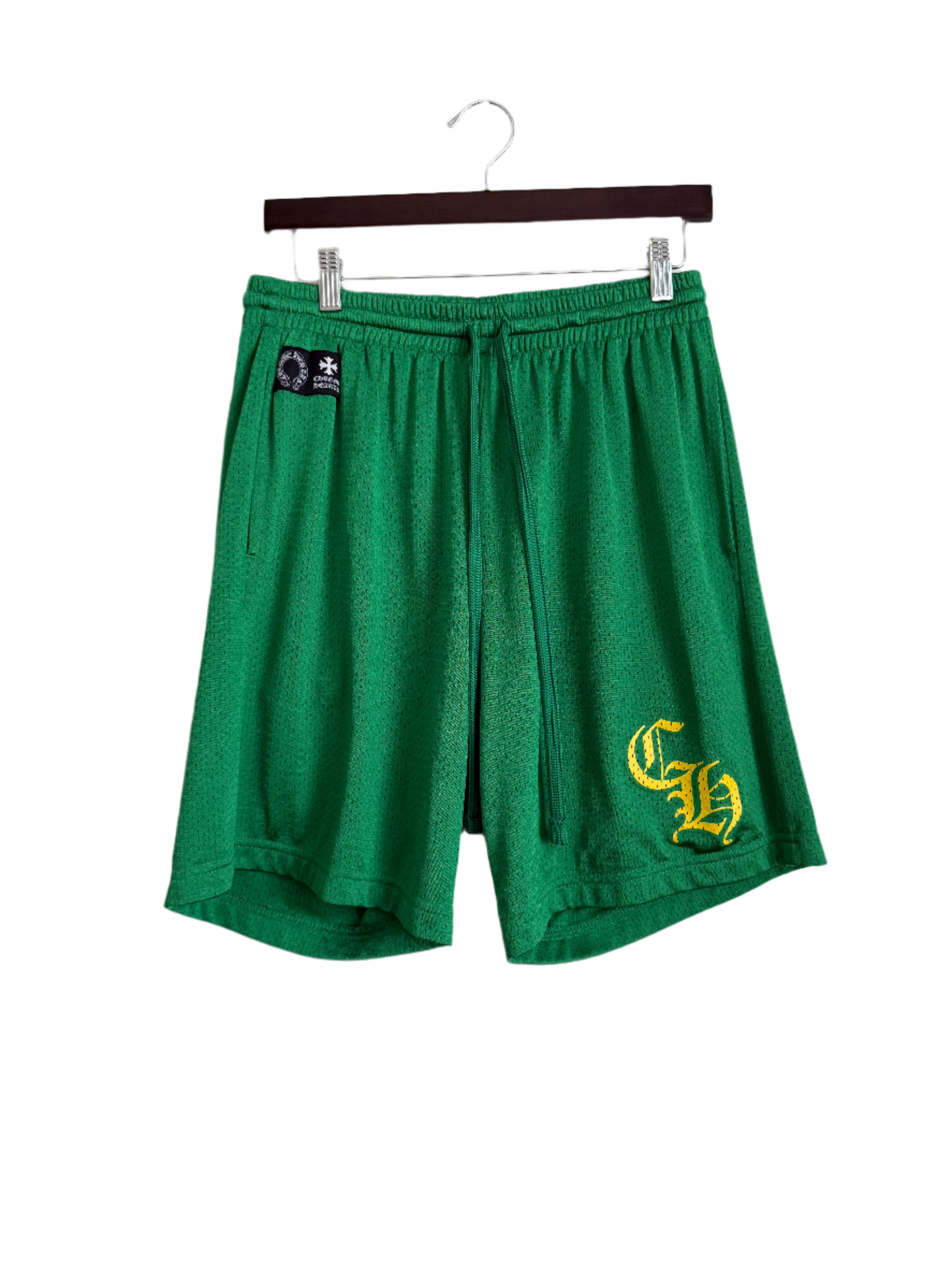 Chrome Hearts Stadium Mesh Jersey Shorts Green
